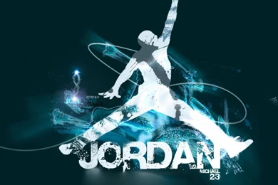 Download Michael Jordan Logo Light iPhone 6 Plus Wallpapers ...