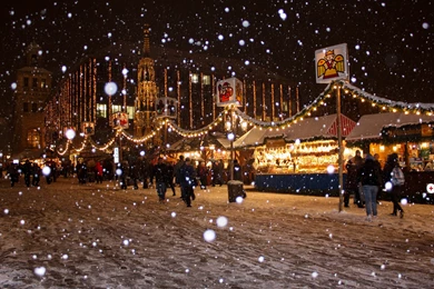 Snowflakes. Winter. Christmas HD Wallpapers. 4K Wallpapers