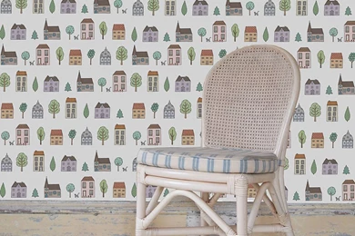 Town Houses Wallpapers By Mary Kilvert