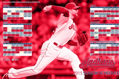 Cleveland Indians 2015 MLB Season Schedule Wallpapers