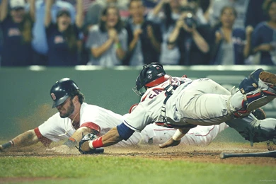 Red Sox Jarrod Saltalamacchia Anв Cleveland Indians Carlos Santana ...