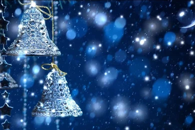 Buy ❄ Christmas Bells Decoration Video. Video Backgrounds Sparkles ...