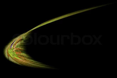 Pattern Of Sparkling Spiritual Light On Black Backgrounds