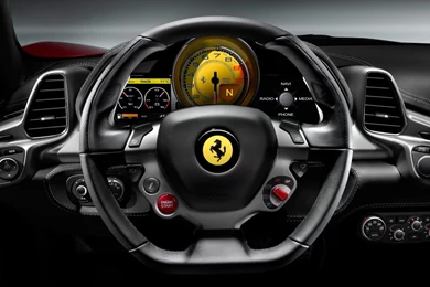 Wallpapers Sports Car Steering Wheel Ferrari Series X 1280x960 ...