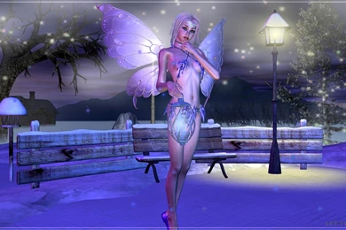 Free Widescreen Wallpapers By ART TLC, Wallpapers TLC, Snow Fairies 4