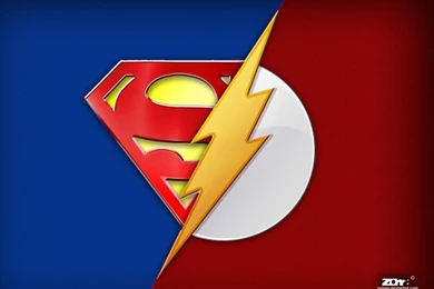 DeviantArt: More Like Superman And The Flash Logo By Zomaa