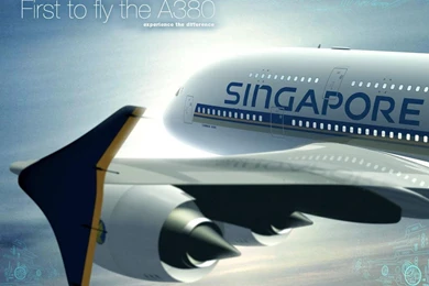 Download Wallpapers Airbus A380 (Singapore Airlines) (1024 X 768 ...