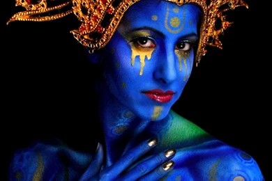 Paintings Indian Arts Body Painting