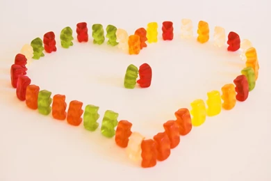 Gummy Bear Heart   Gummy Bears！ Picture By Melissa