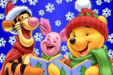 Winnie The Pooh Christmas Wallpapers With Tigger