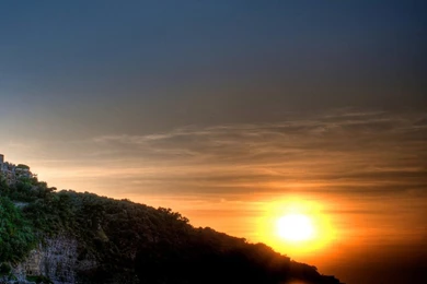 Amazing Lake Sunset iPad Wallpapers Download