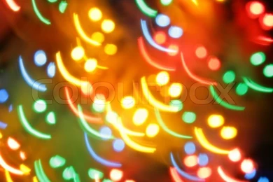 Smiley Face Bokeh, May Be Used As Backgrounds