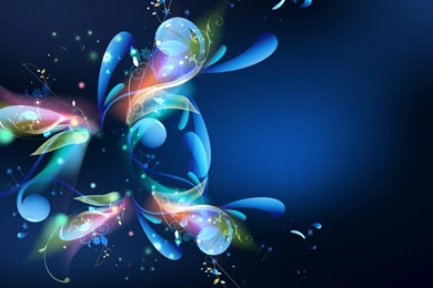 Cool Graphics Blue Colorful