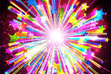 Fireworks Rainbow Design Vector 02   Vector Backgrounds Free Download