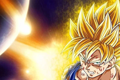 RePin Image: Dragon Ball Z Goku Abstract 5 On Pinterest