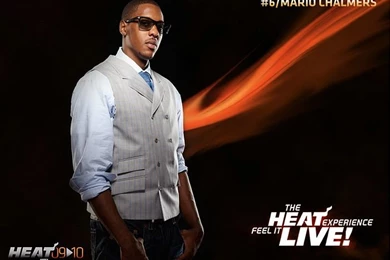 Miami Heat Mario Chalmers Photo5   Wallcoo.net