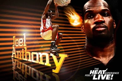 Miami Heat : Joel Anthony Photo2   Wallcoo.net