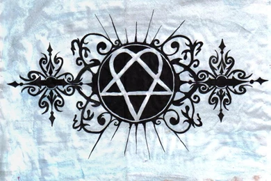 Blue Heartagram By Samara black On DeviantArt