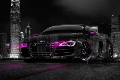Audi R8 Pink Wallpapers