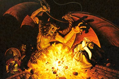 Gandalf Faces The Balrog Of Moria   Fantasy Lord Of The Rings ...