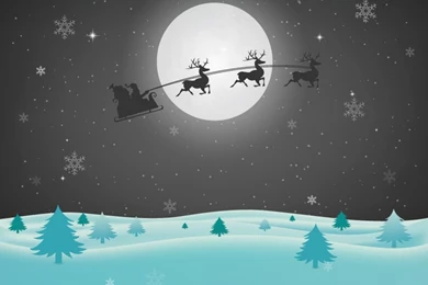 Santa Clauds Christmas Eve Amazing Wallpapers