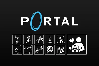 Portal Icon Wallpapers Black