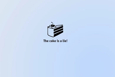 Portal The Cake Is A Lie HD Desktop Wallpapers : High Definition ...