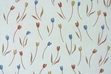 Vintage 50s Wallpapers With Tulip Design   Fifties Wallpapers