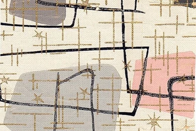 1950s Wallpaper, Evidentally Designed To Mitigate The Effects Of ...