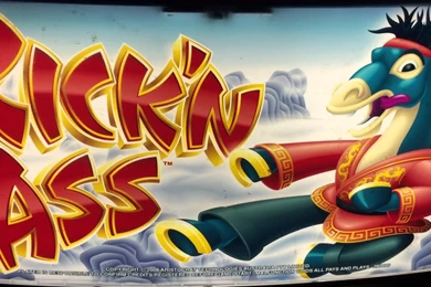 2 KICK'N ASS * Slot Machine *NICE* Free Spin Bonuses   Aristocrat ...