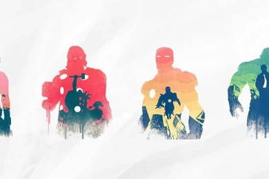 640x960 The Avengers Silhouettes Iphone 4 Wallpapers