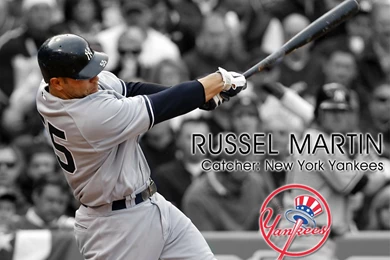 Russell Martin New York Yankees Desktop Wallpapers
