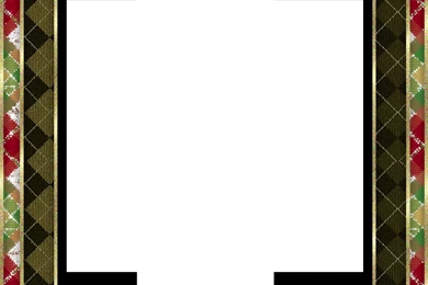 Christmas Photo Frame With Red Bow And Poinsettia