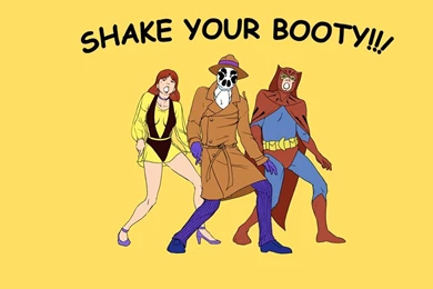 Nite Owl Rorschach Silk Spectre Watchmen Wallpapers   (