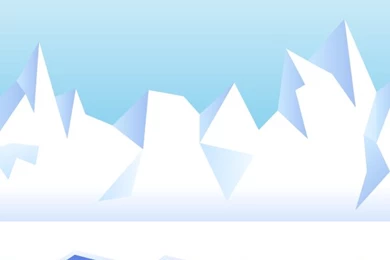 Game Art Background: Repeatable Iceberg