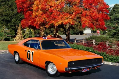 Orange American Muscle Car Normal Hd Wallpapers   (