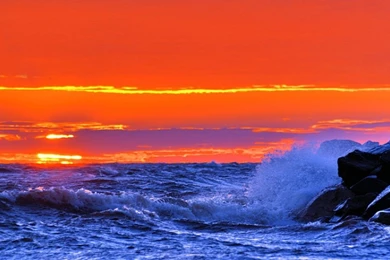 Blue Orange Backgrounds Wallpapers