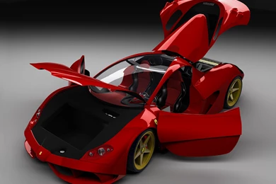 Ferrari Aurea Berlinetta, Doors Open < 3D Art < Gallery < Desktop ...