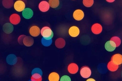Colorful Holiday Lights Htc One M9 Wallpapers