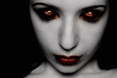 Fiery Eyes Of The Girl Vampire Wallpapers And Images   Wallpapers ...