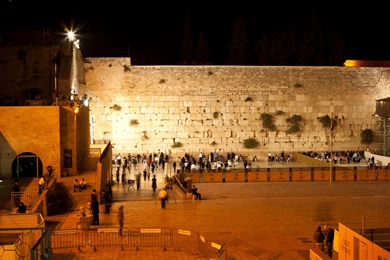 Israel Temple Jerusalem Night Cities Religion Wallpapers ...