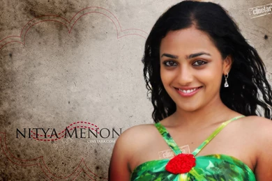 Nithya Menon Beautiful Smiling Face Wallpapers