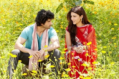 1024x768 Bollywood Movies, Romantic, Flowers Field, Love, Couple ...