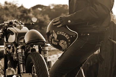 Biker Girl iPhone Wallpapers / IPod Wallpapers HD   Free Download