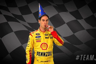 Joey Logano Wishes Roger Penske A Happy Birthday   YouTube