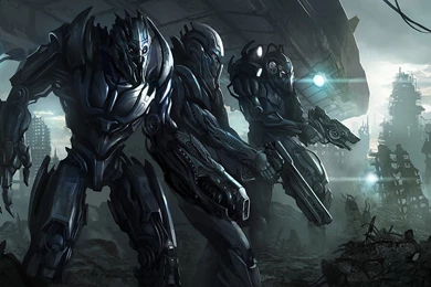 Scary Robots, Warrior, City, Fantasy, 1920x1080 HD Wallpapers And ...