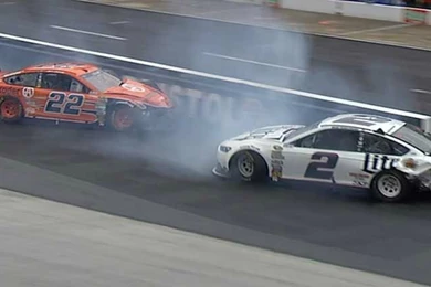 Joey Logano And Brad Keselowski Wreck Early As Rains Halt Food ...