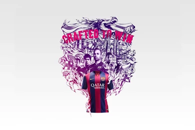 FC Barcelona 2014 2015 New Nike Home Jersey Wallpapers