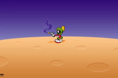 Marvin The Martian Character From The Looney Tunes