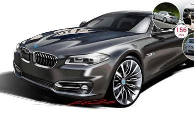 2014 BMW 5 Series   Design Sketch